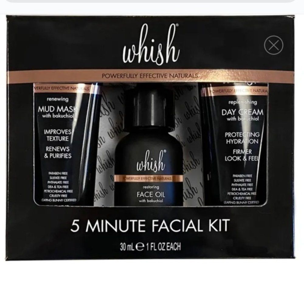 WHISH 5 Minute Facial Kit Trio